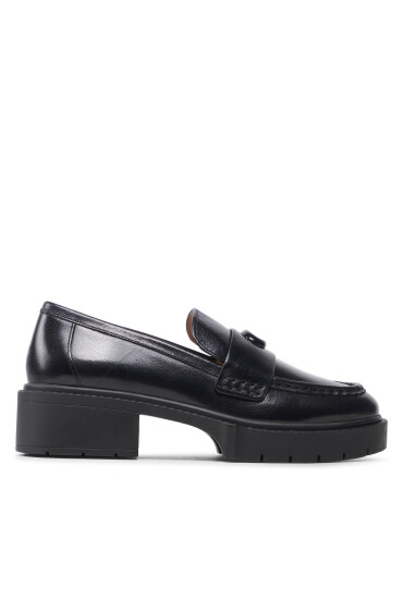 Coach лоуфъри с дебела подметка Leah Loafer CB990 Черен - Mera.bg