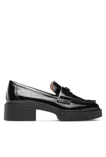 Coach лоуфъри с дебела подметка Leah Ptnt Lth Loafer CM752 Black Patent BKA - Mera.bg