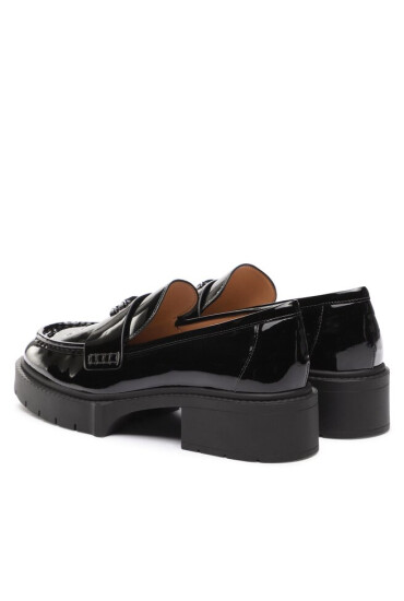 Coach лоуфъри с дебела подметка Leah Ptnt Lth Loafer CM752 Black Patent BKA - Mera.bg