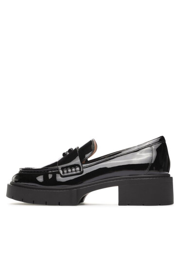 Coach лоуфъри с дебела подметка Leah Ptnt Lth Loafer CM752 Black Patent BKA - Mera.bg