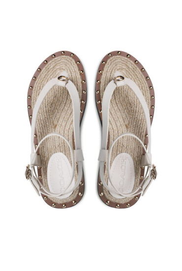 Coach Сандали Gracey Lather CA462 Chalk - Mera.bg