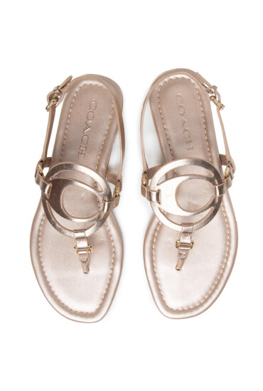 Coach Сандали Jeri Metal Ltr Sand G4995 11002650 Champagne - Mera.bg