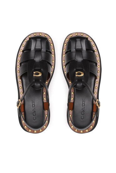 Coach Сандали Vivienne Leather CK033 Black BLK - Mera.bg