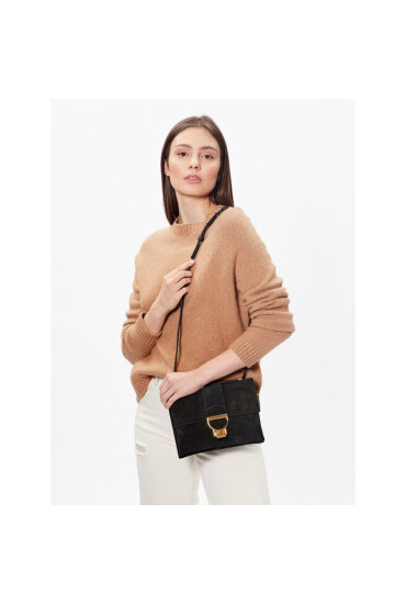 Coccinelle Дамска чанта MD6 Arlettis Suede E1 MD6 12 07 01 Noir 001 - Mera.bg