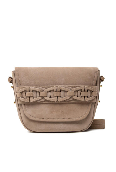 Coccinelle Дамска чанта IB6 Gitane Suede E1 IB6 12 02 01 New Taupe N90 - Mera.bg