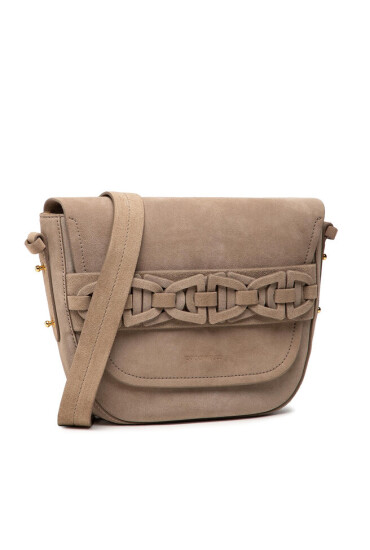 Coccinelle Дамска чанта IB6 Gitane Suede E1 IB6 12 02 01 New Taupe N90 - Mera.bg