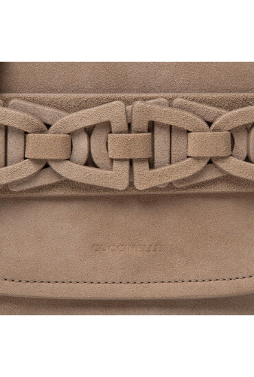 Coccinelle Дамска чанта IB6 Gitane Suede E1 IB6 12 02 01 New Taupe N90 - Mera.bg