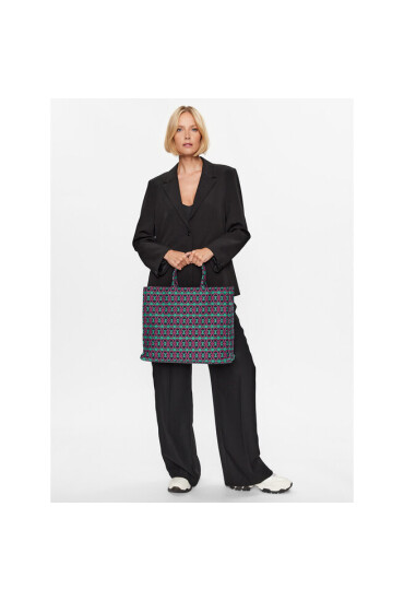 Coccinelle Дамска чанта MBD Never Without Bag Monogra E1 MBD 18 01 01 Gr.Mul.Dahl/M.Blue 608 - Mera.bg