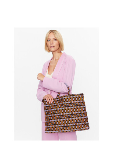 Coccinelle Дамска чанта MBD Never Without Bag Monogra E1 MBD 18 01 01 Mul.Paprik/Lave - Mera.bg