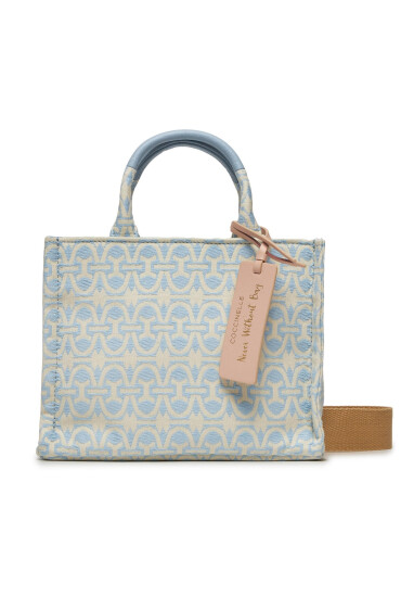 Coccinelle Дамска чанта MBD Never Without Bag Monogram E1 MBD 18 03 01 Светлосиньо - Mera.bg