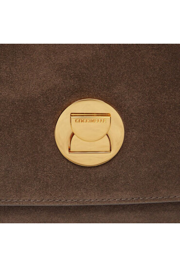 Coccinelle Дамска чанта MD1 Liya Suede E1 MD1 18 01 01 Coffee W00 - Mera.bg