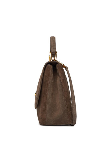 Coccinelle Дамска чанта MD1 Liya Suede E1 MD1 18 01 01 Coffee W00 - Mera.bg