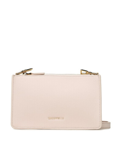 Coccinelle Дамска чанта MTF Arya Textured E5 MTF 55 01 01 Creamy Pink P43 - Mera.bg
