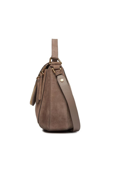 Coccinelle Дамска чанта NAM sole Suede E1 NAM 18 02 01 Taupe N59 - Mera.bg