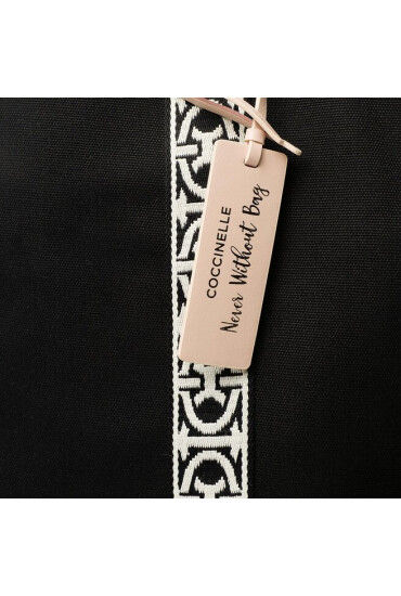 Coccinelle Дамска чанта NHL Never Without Bag Ribbon E1 NHL 18 01 01 Noir 001 - Mera.bg
