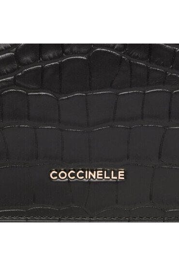 Coccinelle Дамска чанта NTI Arya Croco Soft E5 NTI 55 01 01 Noir 001 - Mera.bg