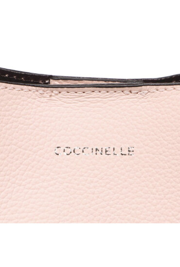 Coccinelle Дамска чанта NVA easy Shopping E1 NVA 11 01 01 Creamy Pin/Cola 522 - Mera.bg
