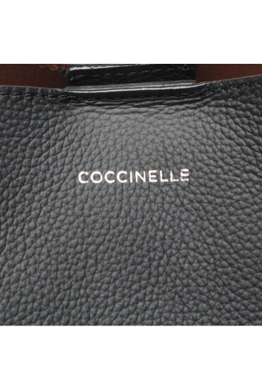 Coccinelle Дамска чанта NVA easy Shopping E1 NVA 11 01 01 Noir/Brule 420 - Mera.bg