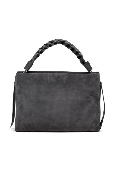 Coccinelle Дамска чанта P6P Boheme Suede Bimaterial E1 P6P 19 02 01 Ardesia/Ardesia Y66 - Mera.bg