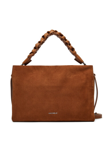 Coccinelle Дамска чанта P6P Boheme Suede Bimaterial E1 P6P 19 02 01 Кафяв - Mera.bg