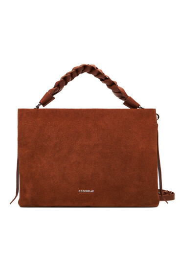 Coccinelle Дамска чанта P6P Boheme Suede Bimaterial E1 P6P 19 02 01 Кафяв - Mera.bg