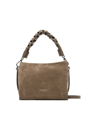 Coccinelle Дамска чанта P6P Boheme Suede Bimaterial E1 P6P 58 01 01 Coffee/Coffee W00 - Mera.bg