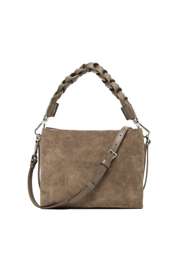 Coccinelle Дамска чанта P6P Boheme Suede Bimaterial E1 P6P 58 01 01 Coffee/Coffee W00 - Mera.bg