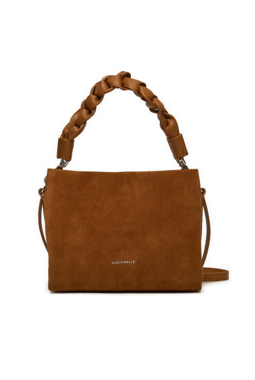 Coccinelle Дамска чанта P6P Boheme Suede Bimaterial E1 P6P 58 01 01 Кафяв - Mera.bg