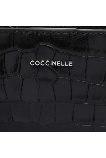Coccinelle Дамска чанта P8H swap Croco Sh.S E1 P8H 18 01 01 Noir 001 - Mera.bg