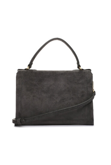 Coccinelle Дамска чанта PL6 Arlettis Suede Drop E1 PL6 19 03 01 Сив - Mera.bg