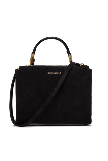 Coccinelle Дамска чанта PL6 Arlettis Suede Drop E1 PL6 55 B7 01 Noir 001 - Mera.bg