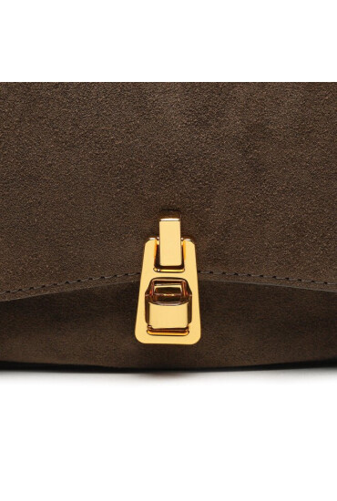 Coccinelle Дамска чанта PQS magie Suede Bim E1 PQS 18 03 01 Coffee/Coffee W00 - Mera.bg
