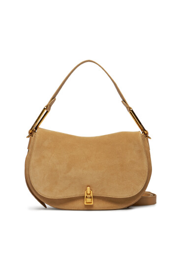 Coccinelle Дамска чанта PQS magie Suede Bim E1 PQS 18 03 01 Бежов - Mera.bg