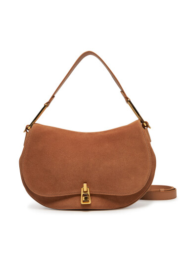 Coccinelle Дамска чанта PQS Magie Suede Bim E1 PQS 18 03 01 Кафяв - Mera.bg