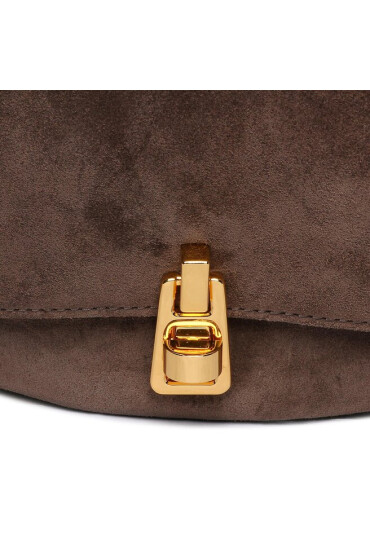 Coccinelle Дамска чанта PQS magie Suede Bim E1 PQS 58 01 01 Coffee/Coffee W00 - Mera.bg