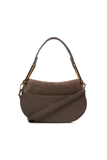 Coccinelle Дамска чанта PQS magie Suede Bim E1 PQS 58 01 01 Coffee/Coffee W00 - Mera.bg