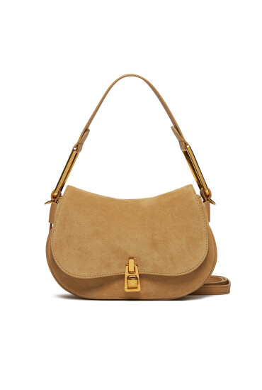 Coccinelle Дамска чанта PQS magie Suede Bim E1 PQS 58 01 01 Бежов - Mera.bg