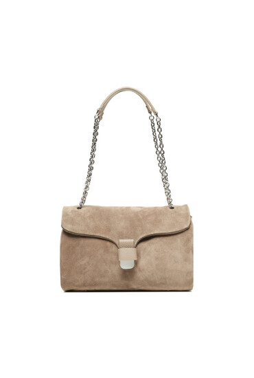 Coccinelle Дамска чанта PTB ofirenze Suede E1 PTB 12 02 01 Warm Taupe N59 - Mera.bg