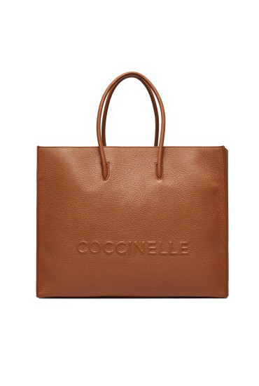 Coccinelle Дамска чанта QBB myrtha Maxi Log E1 QBB 18 01 01 Кафяв - Mera.bg