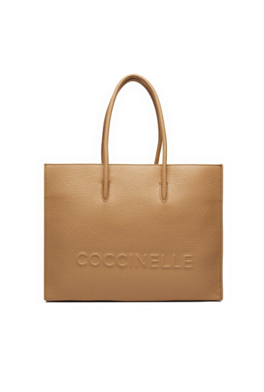 Coccinelle Дамска чанта QBB myrtha Maxi Log E1 QBB 18 02 01 Бежов - Mera.bg