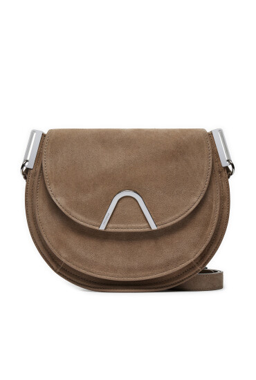 Coccinelle Дамска чанта sunup Suede E1 QKG 15 01 01 Кафяв - Mera.bg
