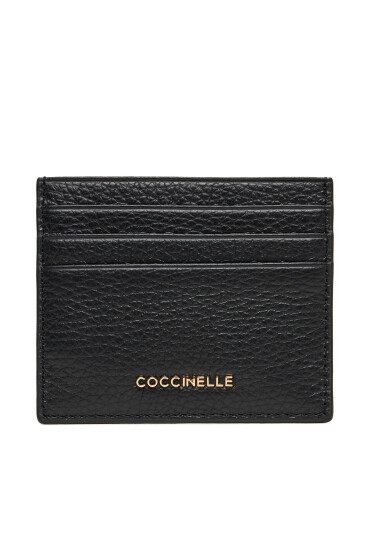 Coccinelle Калъф за кредитни карти MW5 Metallic Soft E2 MW5 12 95 01 Черен - Mera.bg