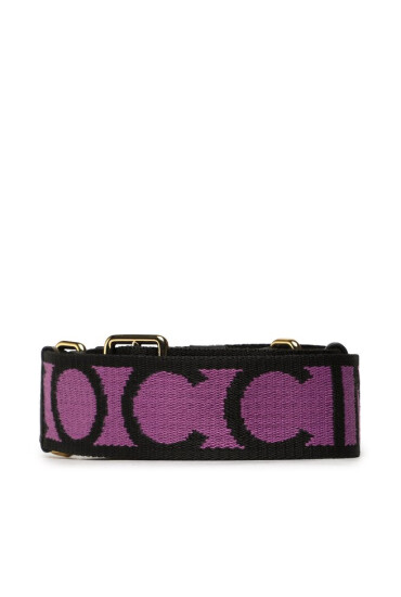 Coccinelle Сменяема дръжка за чанта M21 Nastro Signature E3 M21 68 05 01 Dahlia/Noir 481 - Mera.bg