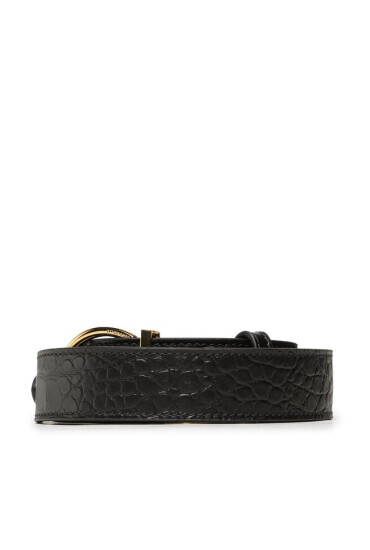 Coccinelle Сменяема дръжка за чанта N36 Beth Croco Soft E3 N36 68 01 01 Noir 001 - Mera.bg