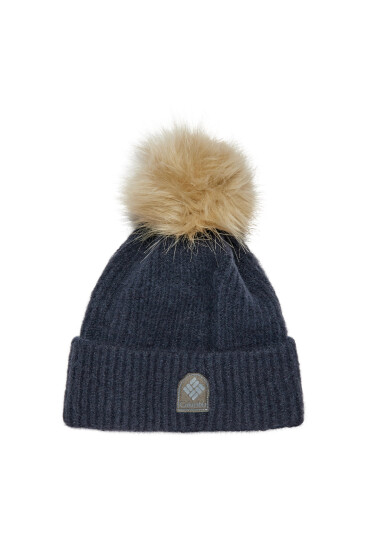Columbia Шапка Winter Blur™ Pom Pom Beanie 1862101 Тъмносин - Mera.bg