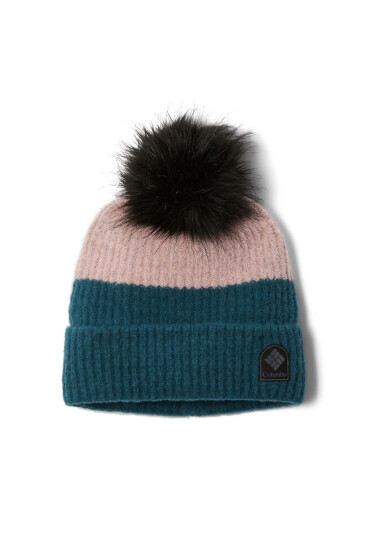 Columbia Шапка Winter Blur™ Pom Pom Beanie Night Wave/Dusty Pink 414 - Mera.bg