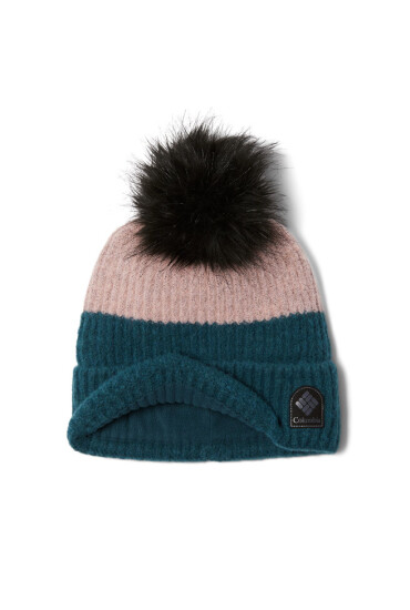 Columbia Шапка Winter Blur™ Pom Pom Beanie Night Wave/Dusty Pink 414 - Mera.bg