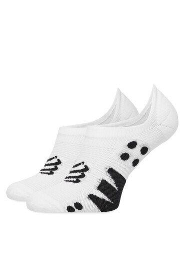 Compressport Чорапи тип терлици No Show XU00045 Бял - Mera.bg