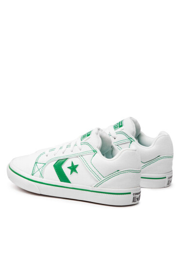 Converse Гуменки El Distrito 2.0 Ox A00374C White/Green/Gum Honey - Mera.bg