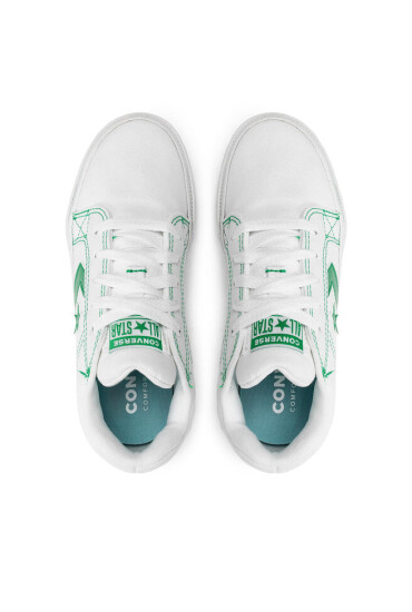 Converse Гуменки El Distrito 2.0 Ox A00374C White/Green/Gum Honey - Mera.bg